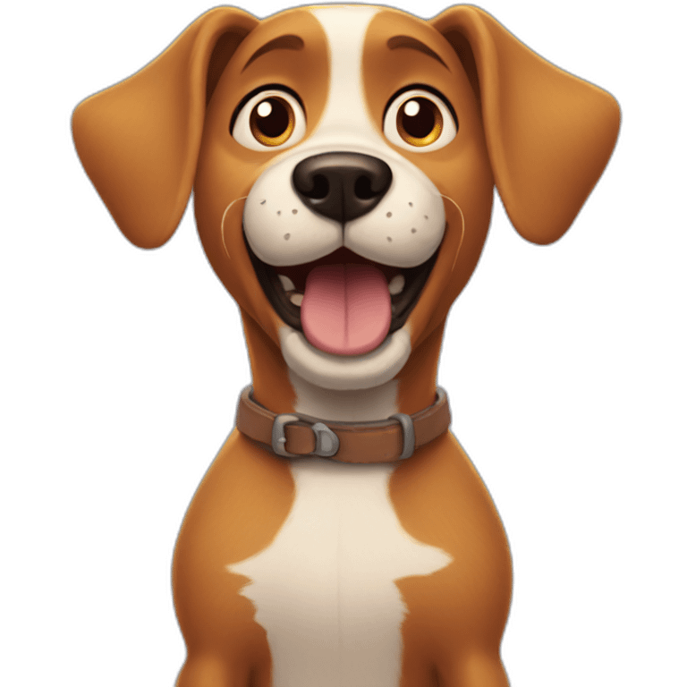 pixar style dog emoji