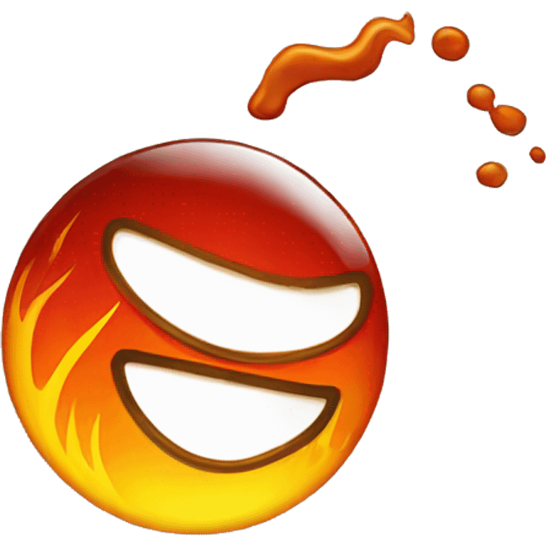 Fireball whiskey logo emoji