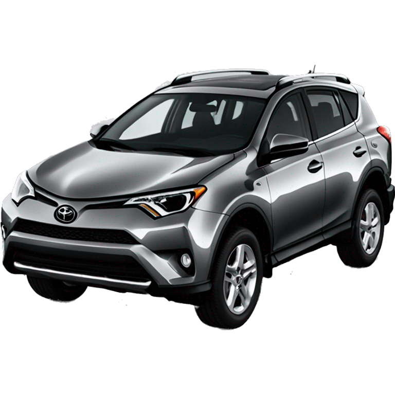 Metallic gray Toyota rav4 emoji