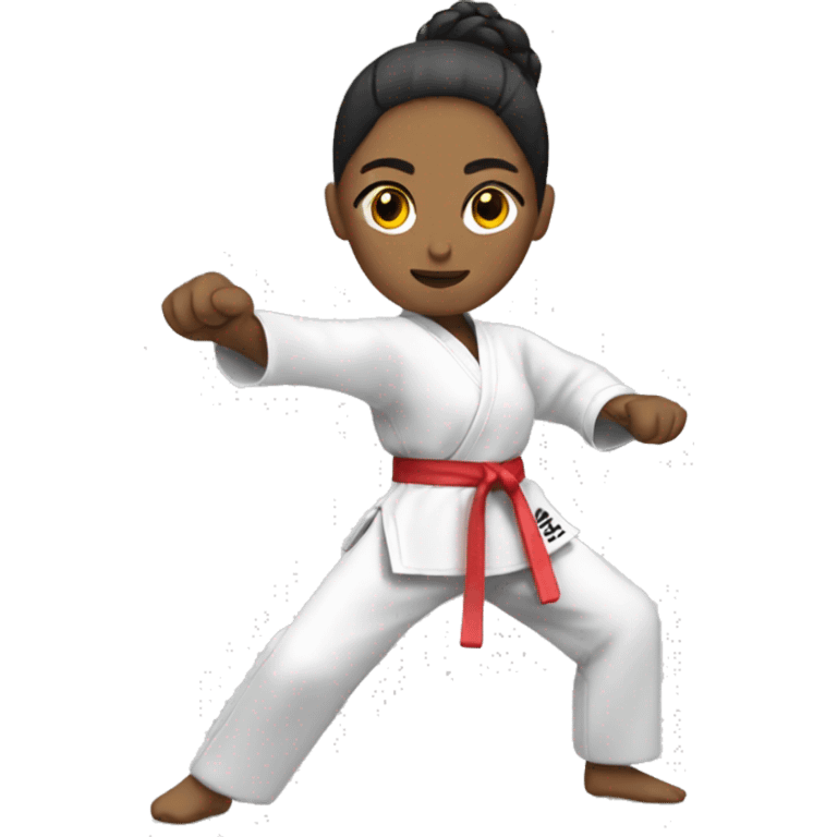 taekwondo woman emoji