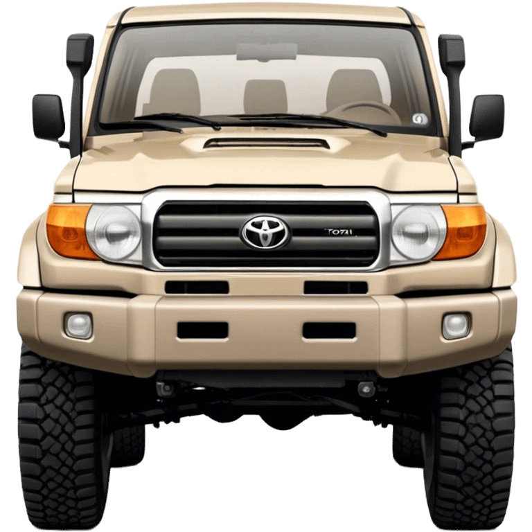 landcruiser 79 series - Toyota (Model Year: 2008) (Iconic colour: sand) emoji