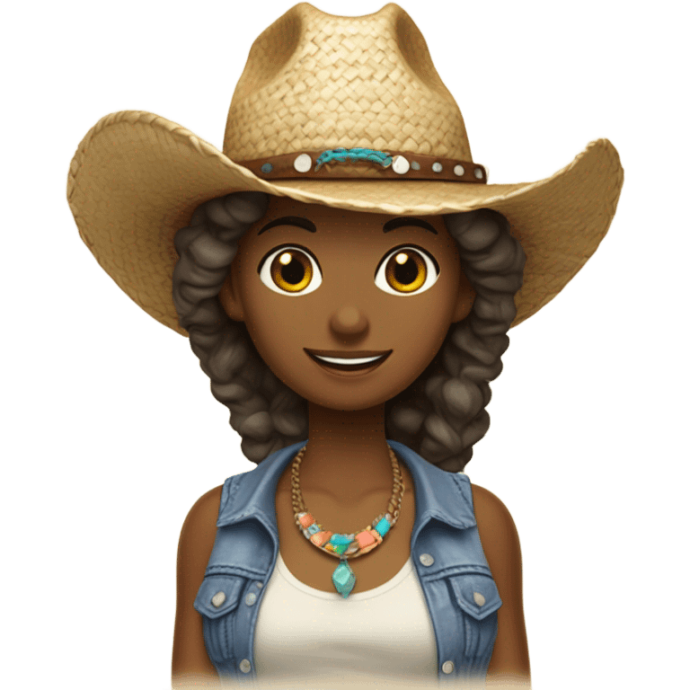 coastal cowgirl  emoji