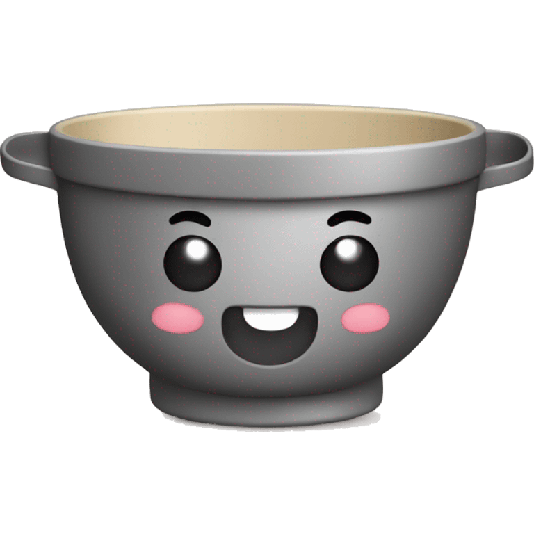 Cute baking mixing bowl emoji