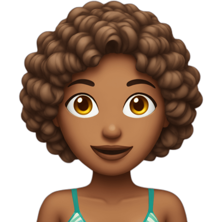 sexy lady in swimsuit emoji