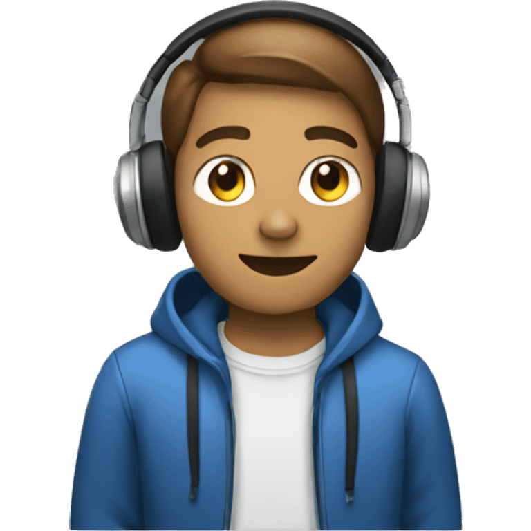 a person in headphones emoji