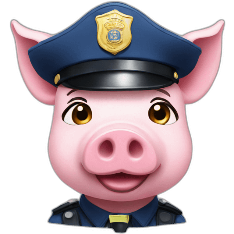 pig police officer emoji