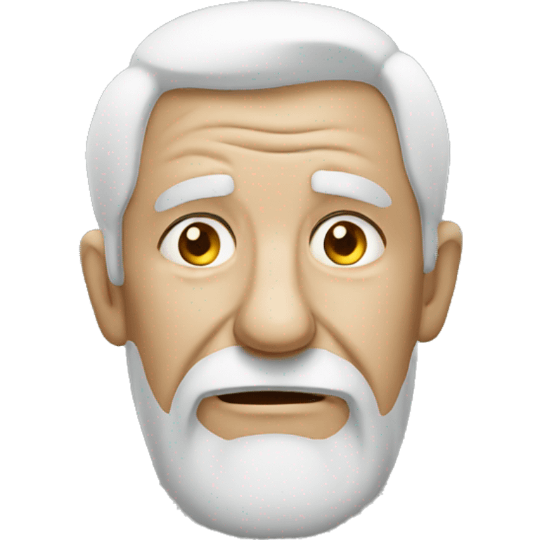 Tired, old man emoji