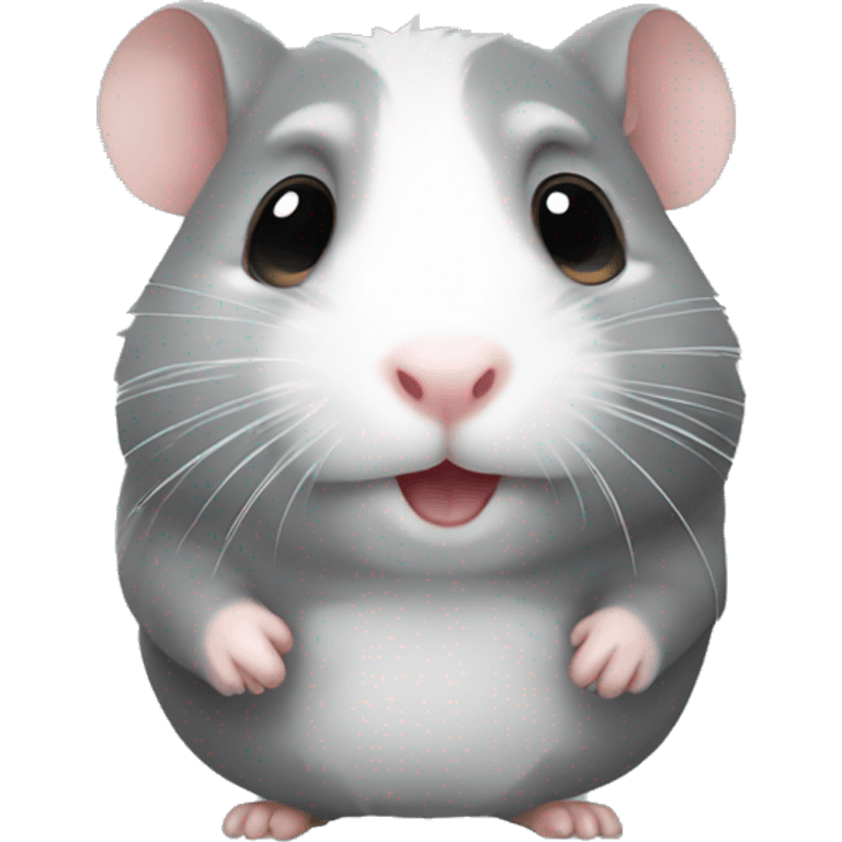 Grey Hamster  emoji