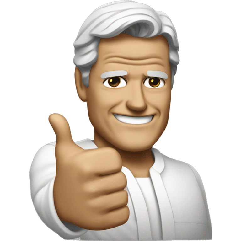 Hannibal Smith that show thumb up emoji