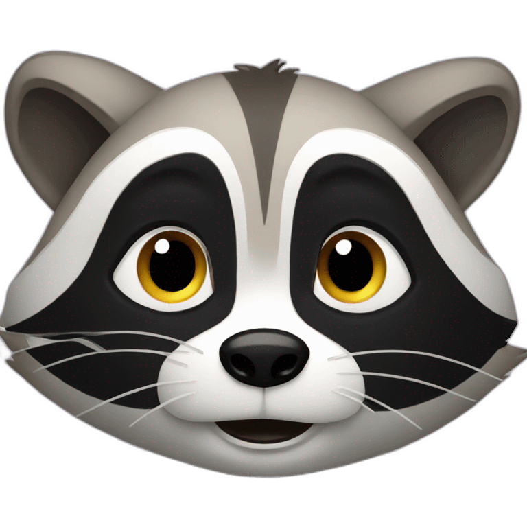 confused raccoon emoji