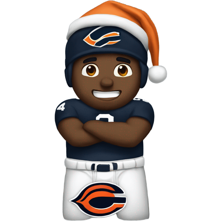 Chicago bears merry Christmas  emoji