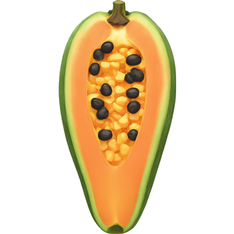 Papaya emoji