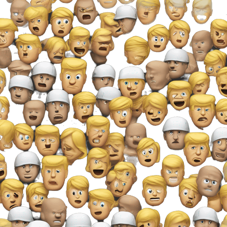 Donald Trump qui se casse un bras emoji