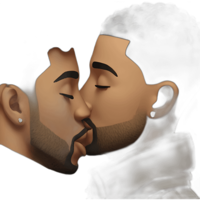 drake kissing 21 savage emoji