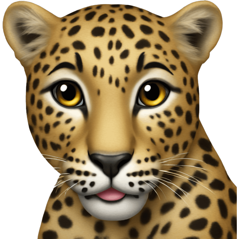 leopard heart emoji