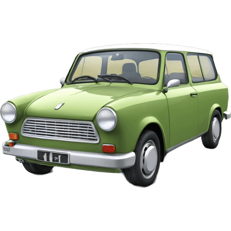 Trabant 601 Kombi Papyrusweiss emoji