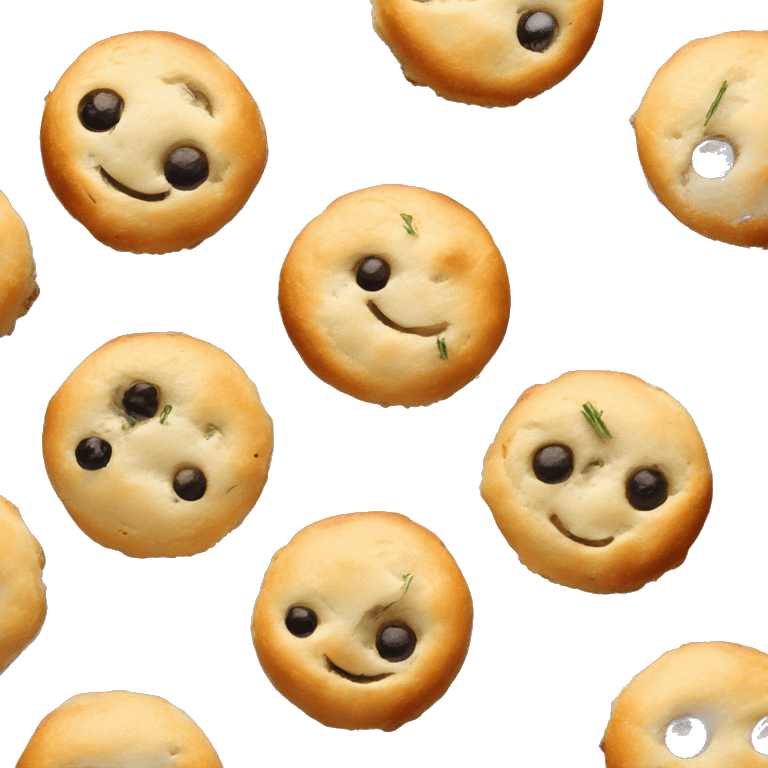 Rosemary Garlic Focaccia Muffins emoji