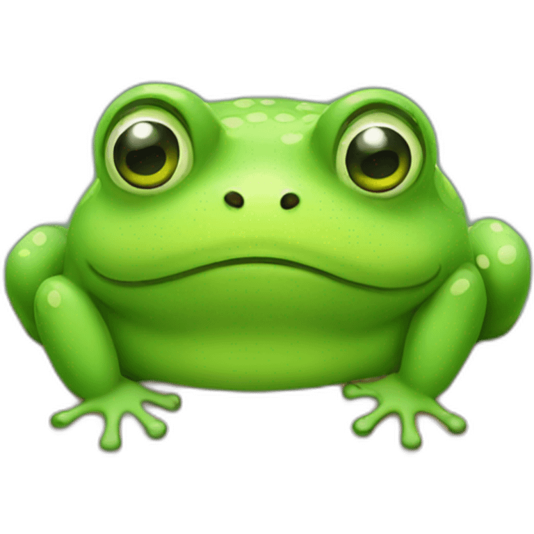 Fat frog emoji