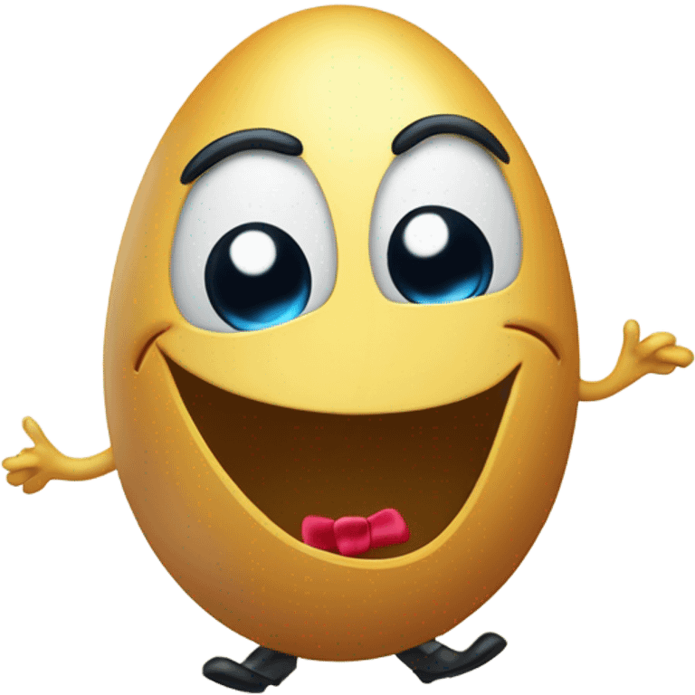 Dancing egg man emoji