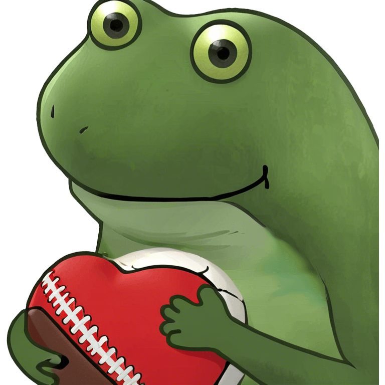 Valentines football emoji