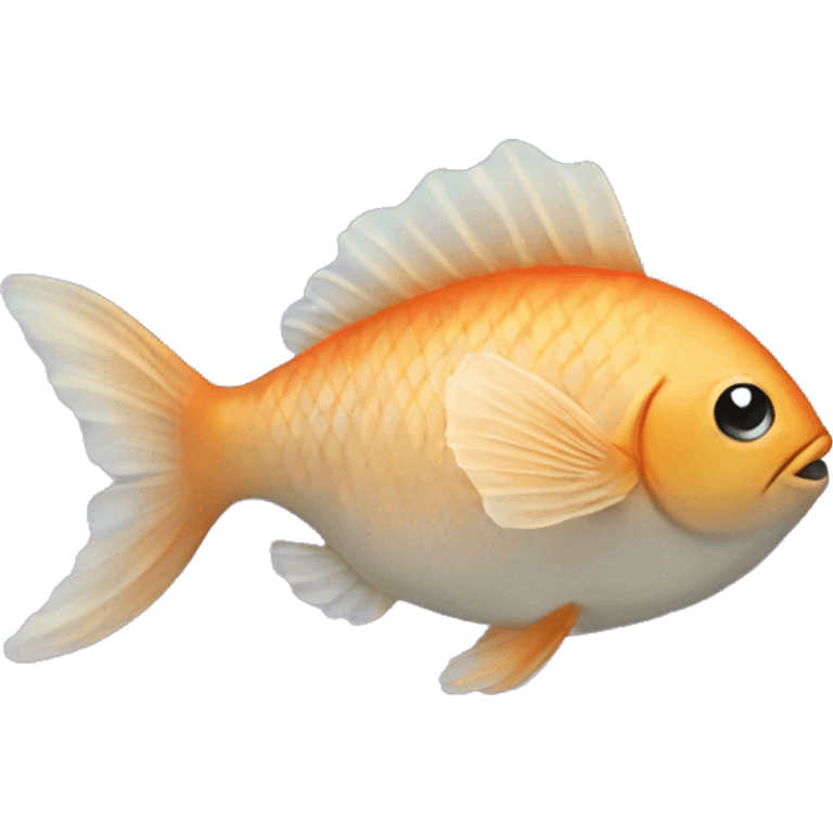 A fish wearing a tutu emoji