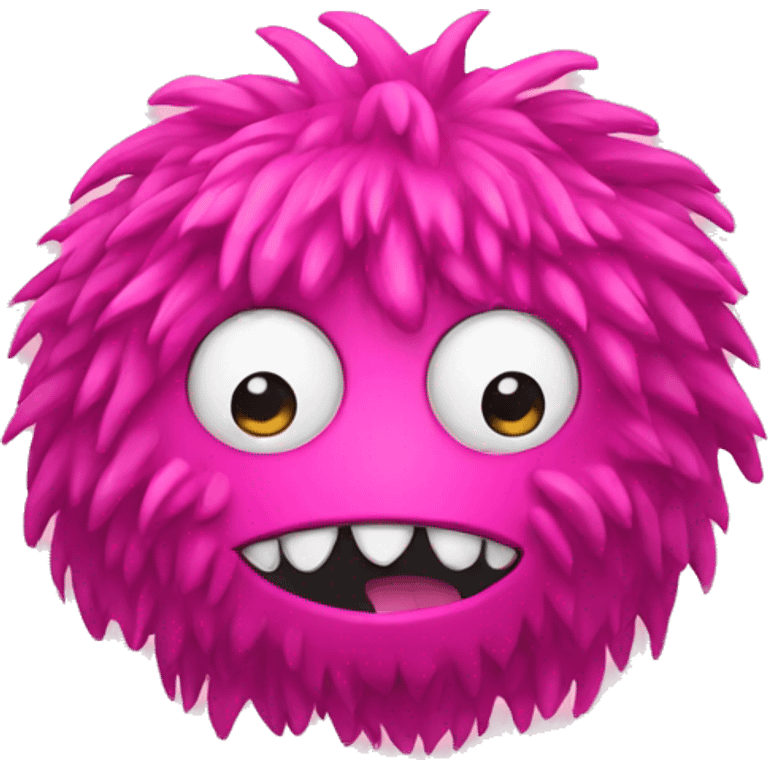 The pink monster emoji