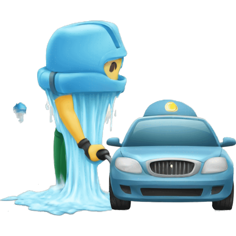 Auto Care employer car washing emoji