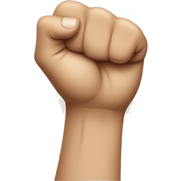 Turkish hand signal that conveys strong rejection, mockery, or disdain. This gesture involves making a fist, with the thumb placed between the index and middle fingers. emoji