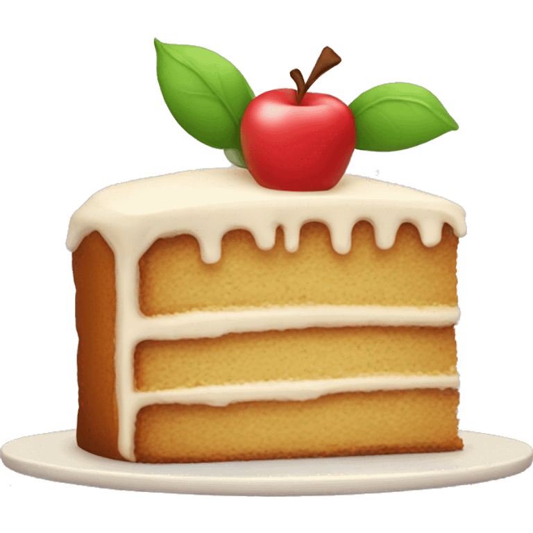 apple cake emoji