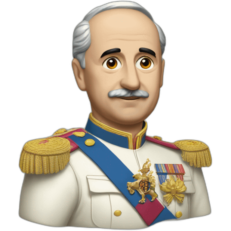 Francisco franco con una pala emoji