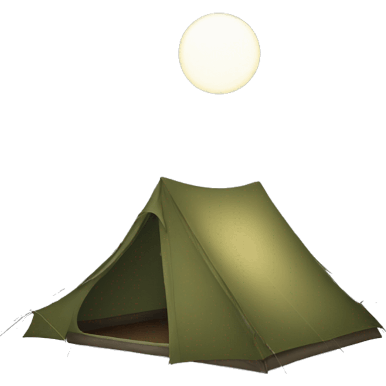 tent at night (windows) emoji