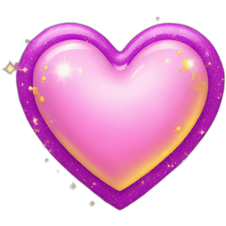 pink-and-purple-heart-with-yellow-sparkles emoji