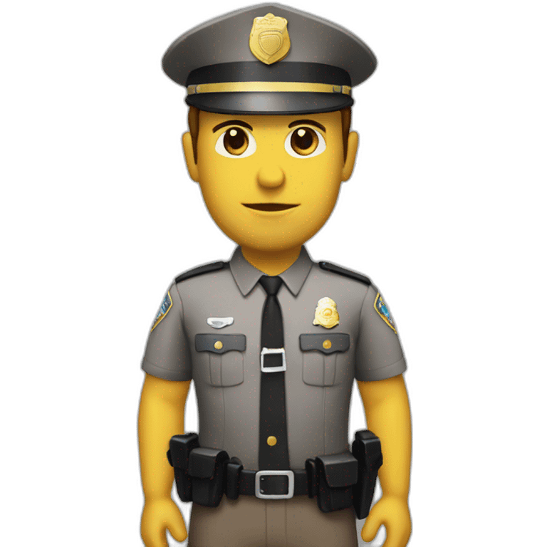 highway patrol emoji