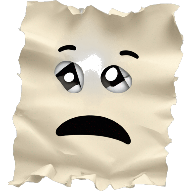 ripped paper emoji