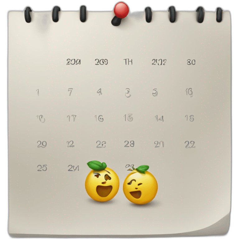 calendar emoji