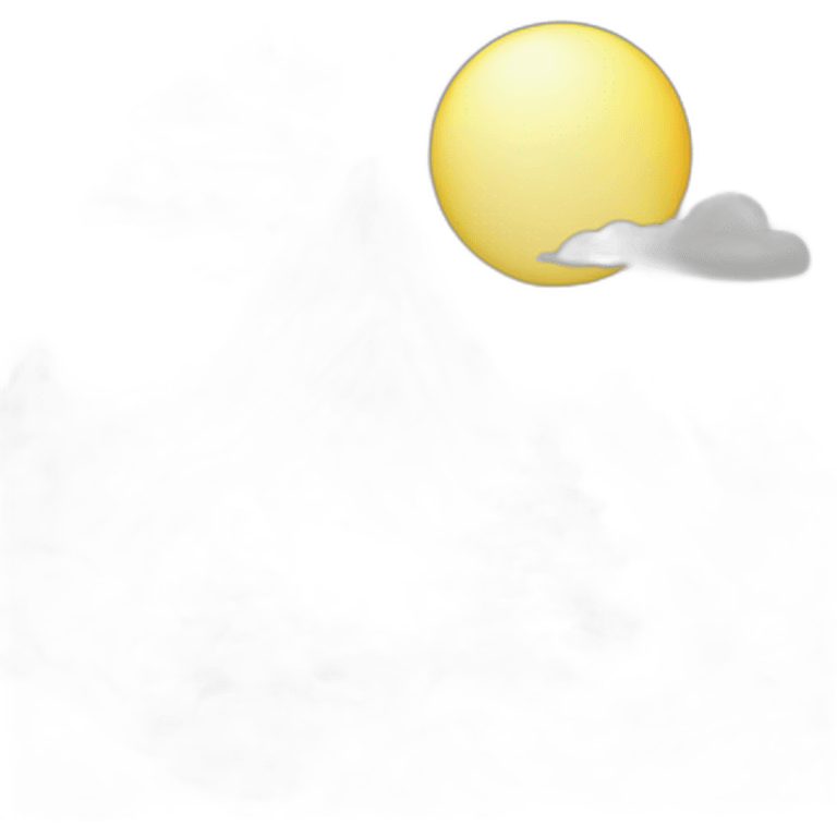 mountain-pine-waves-clouds-sun-moon emoji