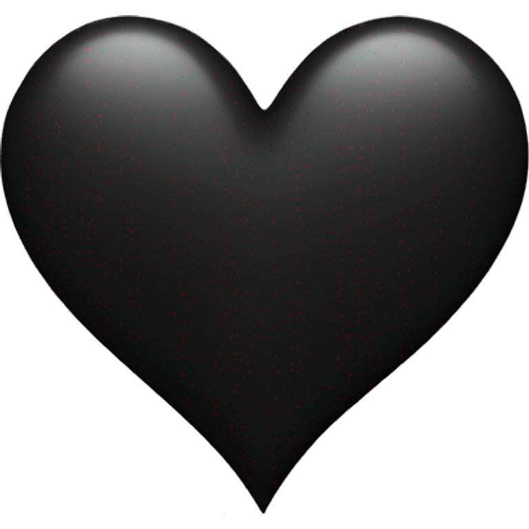 Emoji black heart emoji