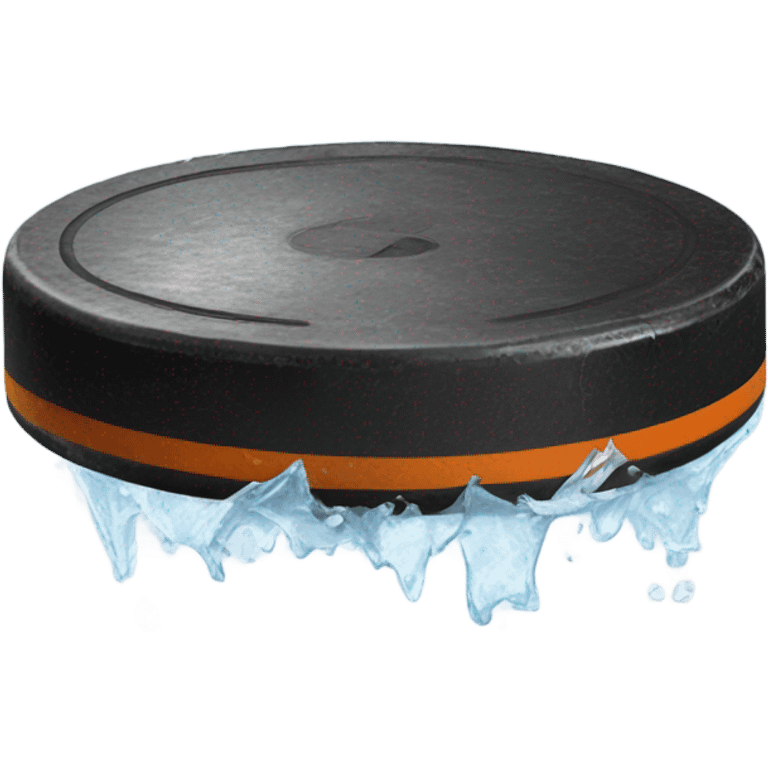 Hockey funny puck emoji