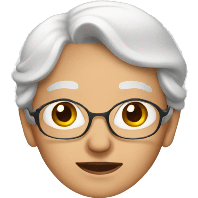 Elderly woman emoji