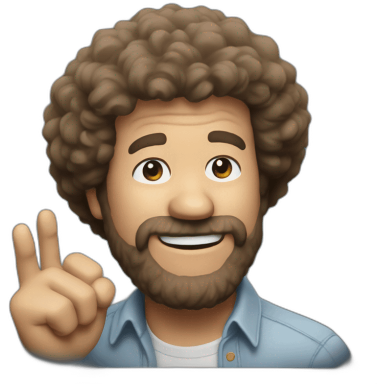 Bob ross emoji