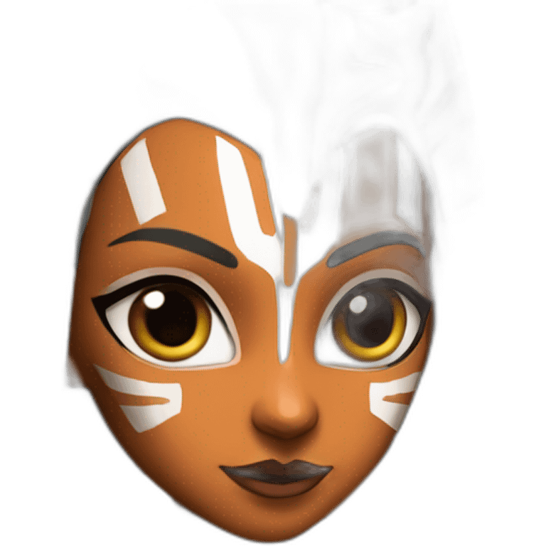 Ahsoka Thani with two lightsabers  emoji