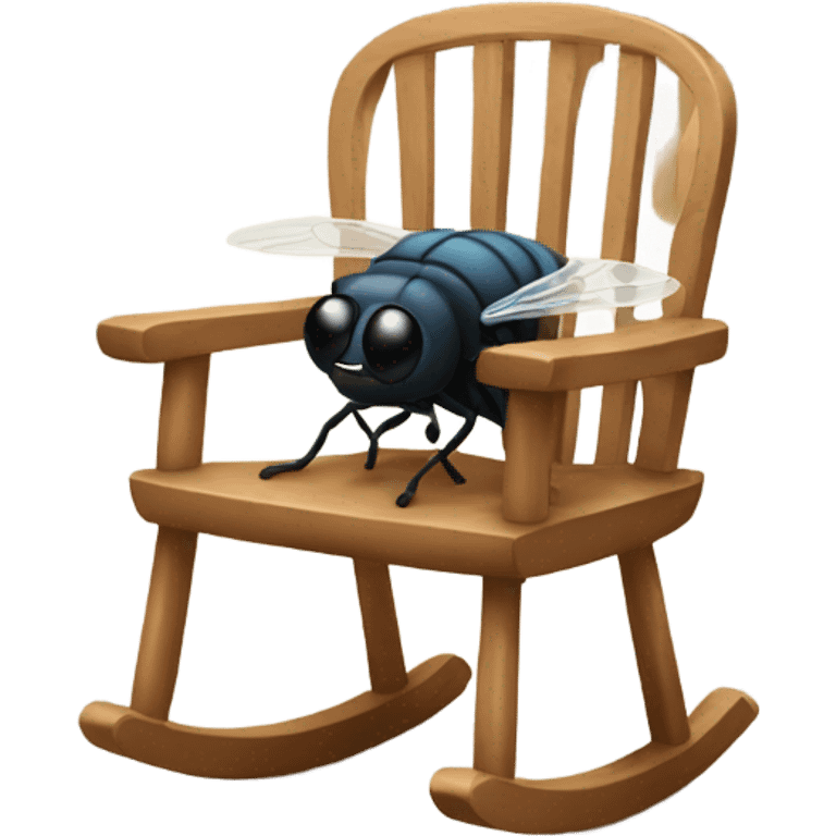 fly in a rocking chair  emoji