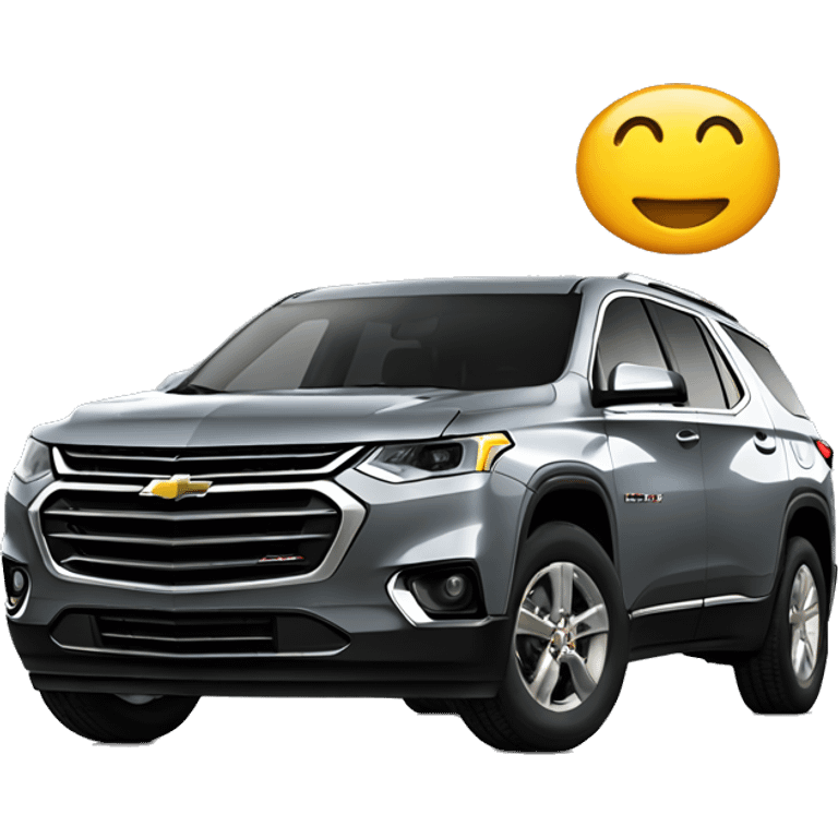 2024 Chevy Traverse RS in grey emoji