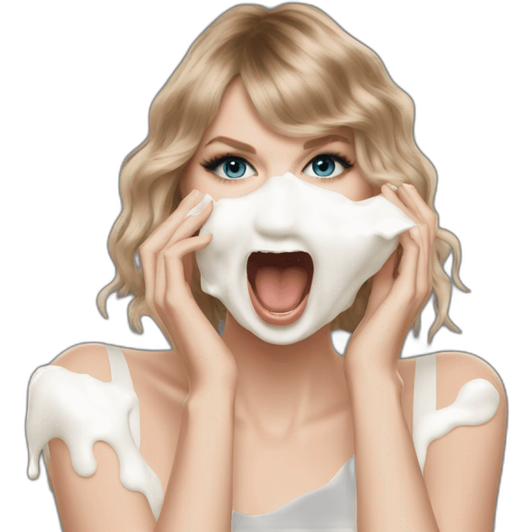 taylor-swift-milk-on-face emoji