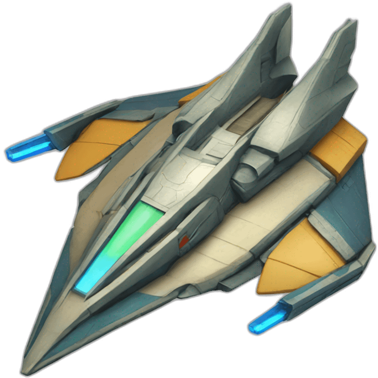 star fox flying arwing emoji