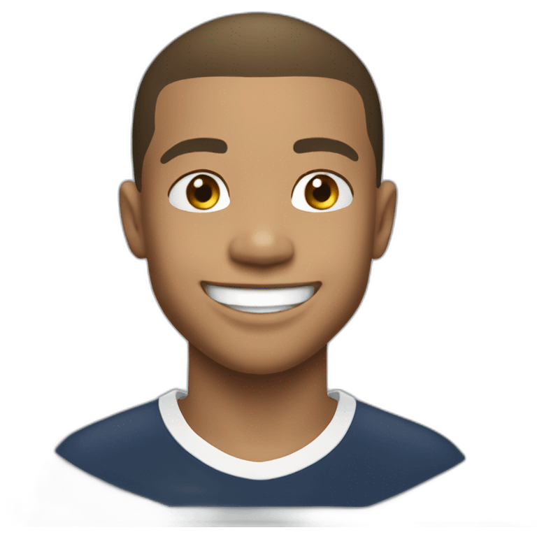 Mbappe smilling emoji