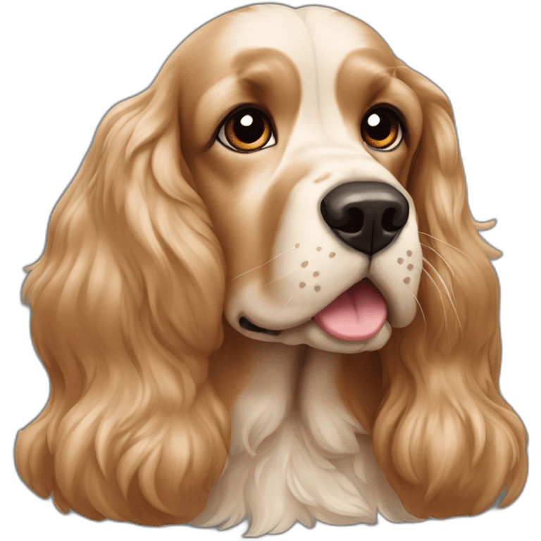 perro Cocker Spaniel emoji