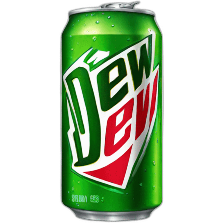 Diet Mountain Dew can emoji