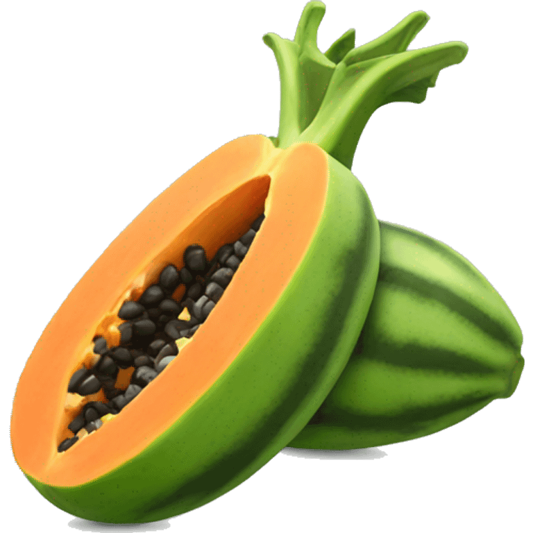 Papaya emoji