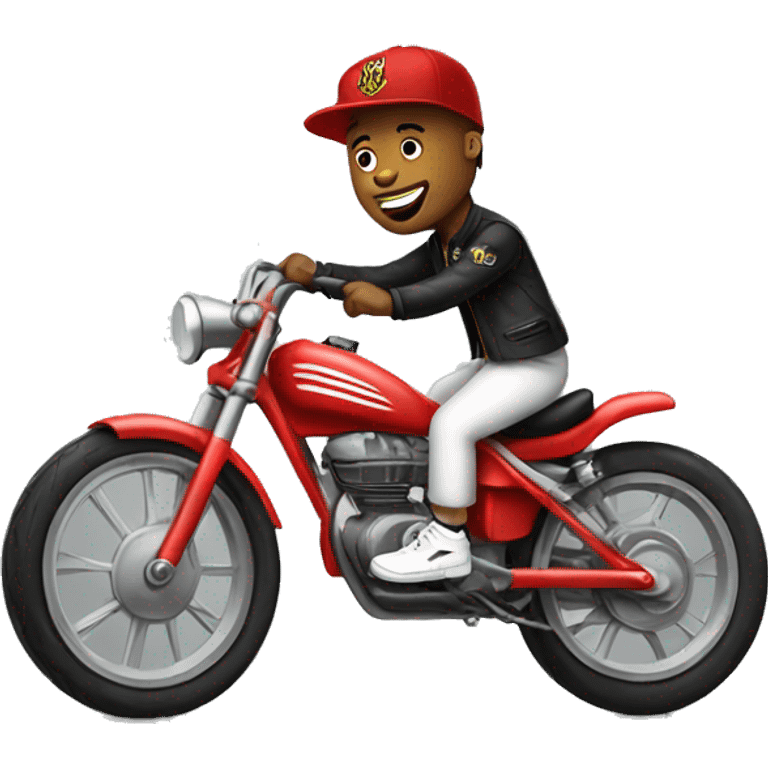 Tyga on a bike  emoji